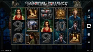 Immortal Romance Slot von Microgaming — Screenshot